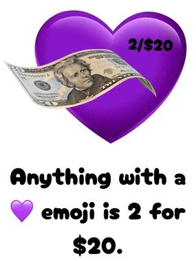 💜 2 for $20 💜 Bundle Bundle Bundle